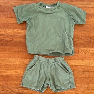 Zara Green Short Sleeve Set